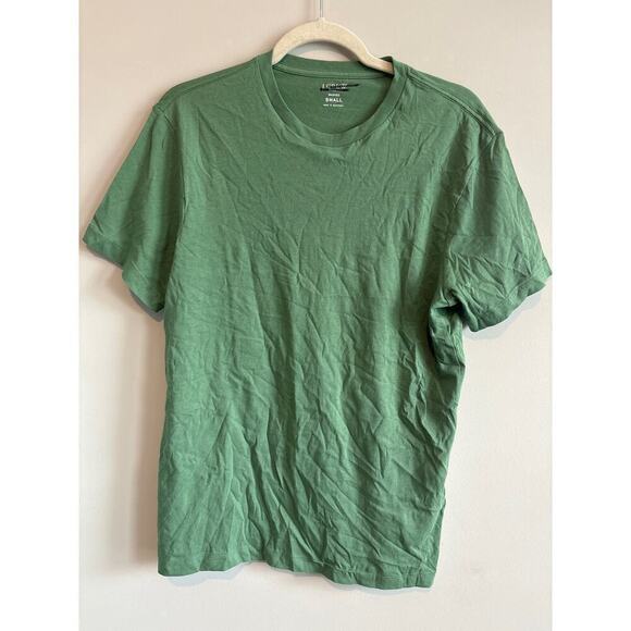 NWT J.Crew Cotton Jersey Washed T-Shirt Green Size Small - Picture 2 of 6